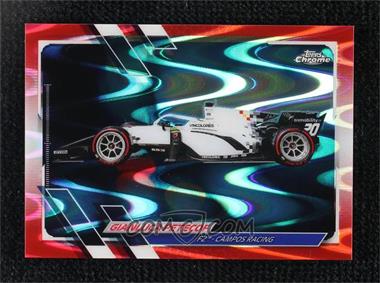 2021 Topps Chrome Formula 1 - [Base] - Red RayWave Refractor #123 - F2 Cars - Gianluca Petecof /5