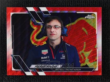 2021 Topps Chrome Formula 1 - [Base] - Red Wave Refractor #85 - F1 Crew - Pierre Waché /5