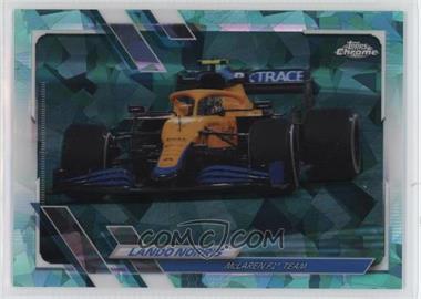 2021 Topps Chrome Sapphire Edition Formula 1 - [Base] - Aqua #101 - F1 Cars - Lando Norris /99