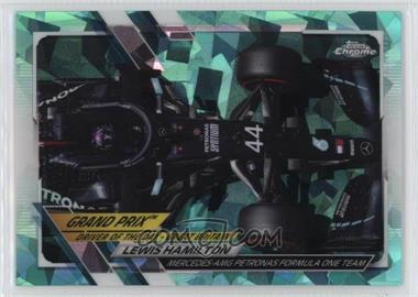 2021 Topps Chrome Sapphire Edition Formula 1 - [Base] - Aqua #166 - Grand Prix Driver of the Day - Lewis Hamilton /99