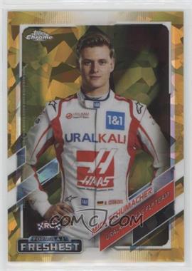 2021 Topps Chrome Sapphire Edition Formula 1 - [Base] - Gold #174.1 - F1 Freshest True Rookies - Mick Schumacher /50