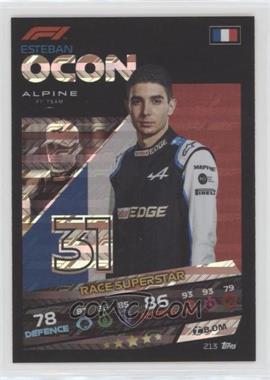 2021 Topps F1 Turbo Attax - [Base] #213 - Race Superstar - Esteban Ocon