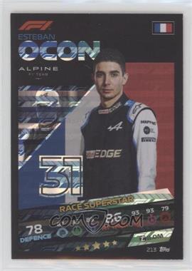 2021 Topps F1 Turbo Attax - [Base] #213 - Race Superstar - Esteban Ocon