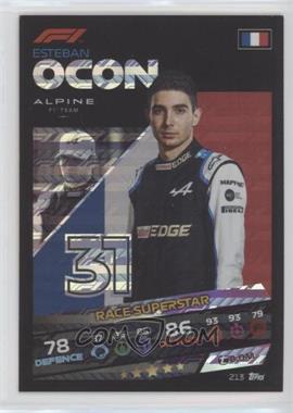 2021 Topps F1 Turbo Attax - [Base] #213 - Race Superstar - Esteban Ocon