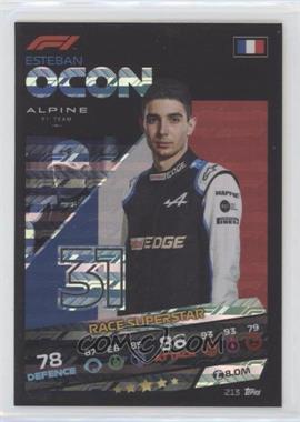 2021 Topps F1 Turbo Attax - [Base] #213 - Race Superstar - Esteban Ocon