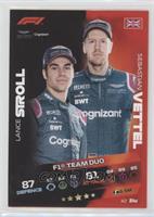 F1 Team Duo - Lance Stroll, Sebastian Vettel