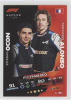 F1 Team Duo - Esteban Ocon, Fernando Alonso
