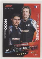 F1 Team Duo - Esteban Ocon, Fernando Alonso