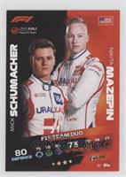 F1 Team Duo - Mick Schumacher, Nikita Mazepin