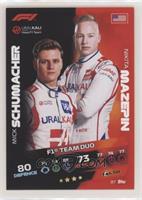 F1 Team Duo - Mick Schumacher, Nikita Mazepin