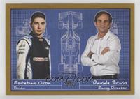 Esteban Ocon, Davide Brivio #/50