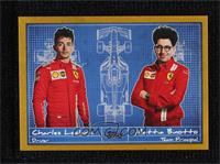 Charles Leclerc, Mattia Binotto #/50