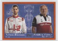 Antonio Giovinazzi, Frédéric Vasseur #/25