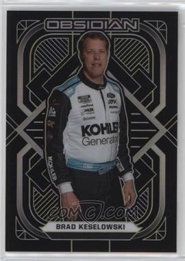 2022 Panini Chronicles - Obsidian - Electric Etch Yellow #4 - Brad Keselowski /10