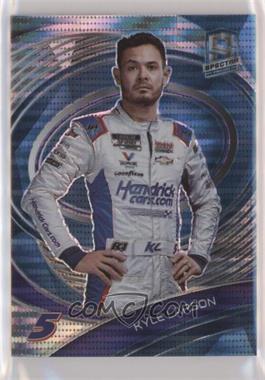 2022 Panini Chronicles - Spectra - Celestial Blue Prizm #6.1 - Kyle Larson (White Firesuit) /99