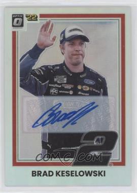 2022 Panini Donruss NASCAR - Optic - Holo Prizm Signatures #73 - Retro 1981 - Brad Keselowski /99