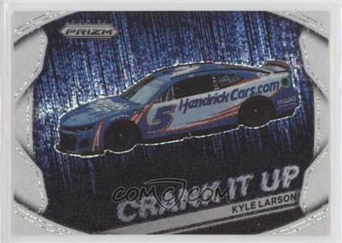 2022 Panini Prizm - Crank It Up - White Sparkles Prizm #C-1 - Kyle Larson