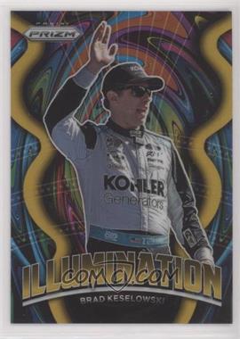 2022 Panini Prizm - Illumination - Gold Prizm #I-3 - Brad Keselowski /10