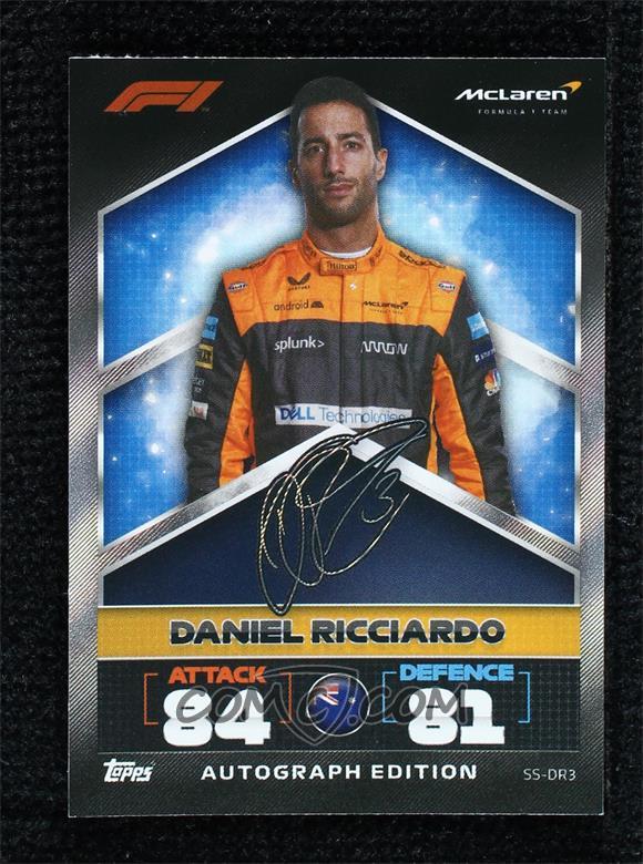 2022 Topps F1 Turbo Attax - Signature Style #SS-DR3 - Daniel Ricciardo