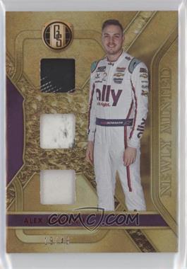 2023 Panini Chronicles - Gold Standard Newly Minted Memorabilia - Red #GS-AB - Alex Bowman /49 [EX to NM]