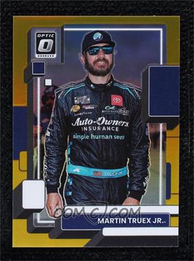 2023 Panini Donruss NASCAR - Optic - Gold Prizm #34 - Martin Truex Jr. /10