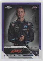 F1 Drivers - Logan Sargeant #/399