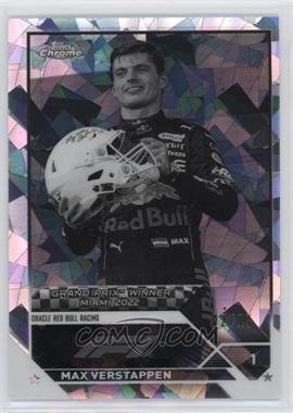 2023 Topps Chrome Sapphire Edition Formula 1 - [Base] - Black & White Image #148 - Grand Prix Winners - Max Verstappen /15