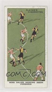 1934 Player's Hints on Association Football - Tobacco [Base] #37 - Wing Halves Marking Inside Forwards