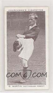 1939 Churchman's Association Footballers Series 2 - Tobacco [Base] #33 - D. Martin