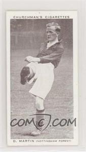 1939 Churchman's Association Footballers Series 2 - Tobacco [Base] #33 - D. Martin