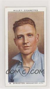 1939 Wills Association Footballers - Tobacco [Base] #42 - Bert Sproston