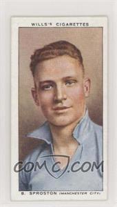 1939 Wills Association Footballers - Tobacco [Base] #42 - Bert Sproston