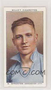 1939 Wills Association Footballers - Tobacco [Base] #42 - Bert Sproston