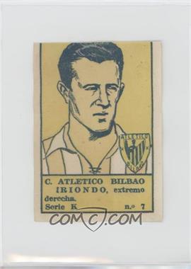 1941 Valenciana Album Atletico Bilbao (Serie K) - [Base] #7 - Rafael Iriondo