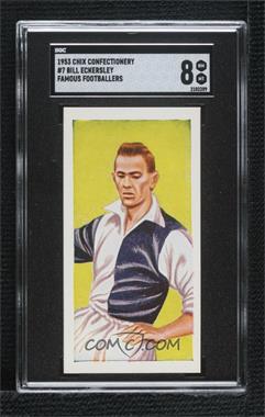 1953 Chix Famous Footballers Series 1 - [Base] #7 - Bill Eckersley [SGC 8 NM/Mt]