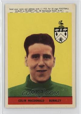 1958-59 A&BC Footballers - [Base] #10.1 - Colin MacDonald (Planet Offer, Black/Red Back)