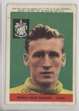 1958-59 A&BC Footballers - [Base] #12.1 - Ronald Leslie Baynham (Planet Offer, Black/Red Back) [Poor to Fair]