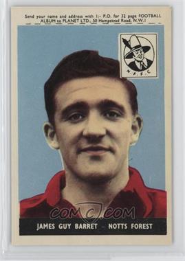 1958-59 A&BC Footballers - [Base] #2.1 - James Guy Barrett (Planet Offer, Black/Red Back)
