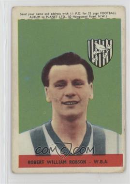 1958-59 A&BC Footballers - [Base] #7.1 - Bobby Robson (Planet Offer, Black/Red Back) [Poor to Fair]