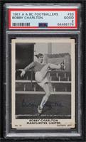 Bobby Charlton [PSA 2 GOOD]