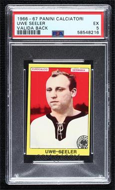 1966-67 Panini Calciatori - [Base] - Valida Back #_UWSE - Uwe Seeler [PSA 5 EX]