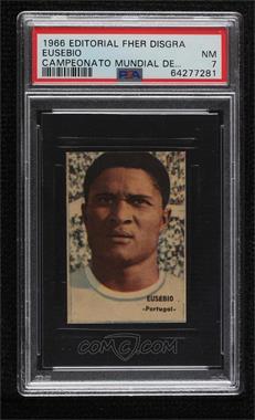 1966 Fher Disgra Campeonato Mundial de Futbol - [Base] #EUSE - Eusebio [PSA 7 NM]