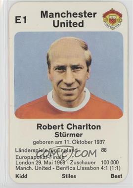 1968 Altenburg-Stralsunder Europa-Pokal Quartett - [Base] #E1 - Bobby Charlton