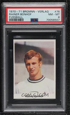 1970-71 Bergmann-Verlag Sammelbild Fussball Stickers - [Base] #76 - Rainer Bonhof [PSA 8 NM‑MT]