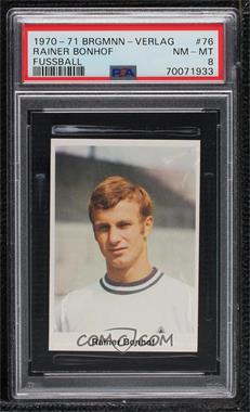 1970-71 Bergmann-Verlag Sammelbild Fussball Stickers - [Base] #76 - Rainer Bonhof [PSA 8 NM‑MT]