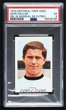 1970 Disgra/FHER Ases del IX Mundial de Futbol - [Base] #_GEMU - Gerd Muller [PSA 5 EX]