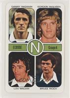 Danny McGrain, Gordon McQueen, Lou Macari, Bruce Rioch