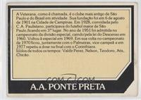 A.A. Ponte Preta [Poor to Fair]