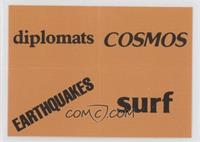 Washington Diplomats, New York Cosmos, San Jose Earthquakes, California Surf [G…