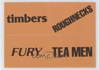Portland Timbers, Tulsa Roughnecks, Philadelphia Fury, New England Tea Men